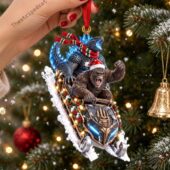 Godzilla and King Kong Christmas ornament