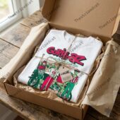 Gorillaz The Mountain Tour 2026 white t-shirt in gift box
