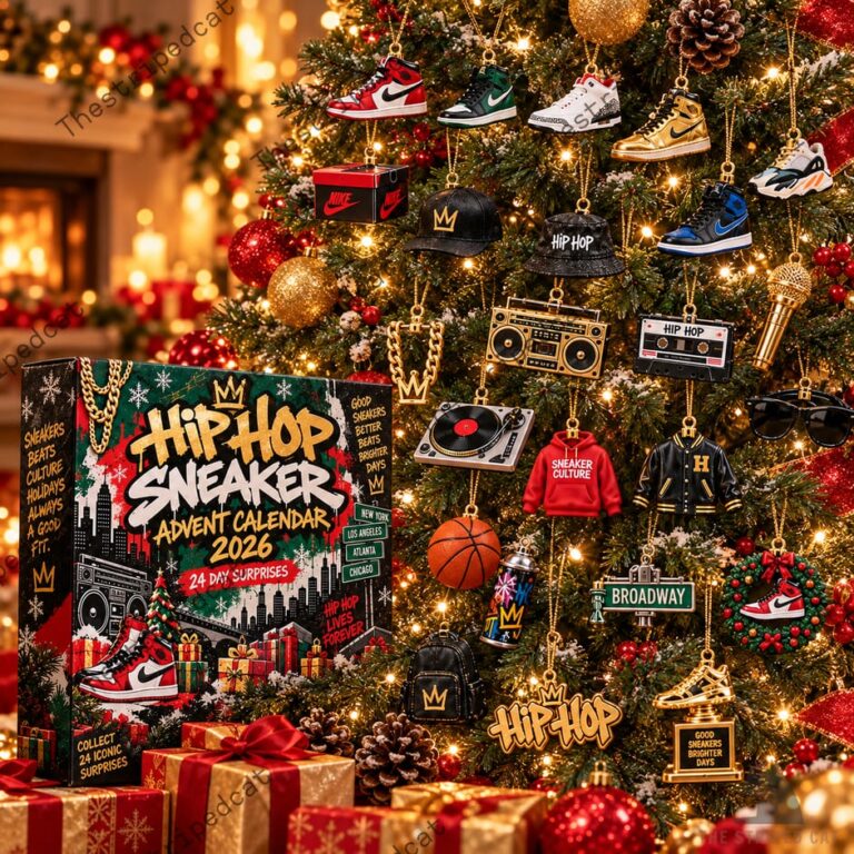 Hip Hop Sneaker Advent Calendar 2026 24 Day Surprises 3 Hip Hop Sneaker 2026 Advent Calendar and Christmas ornaments from TheStripedcat
