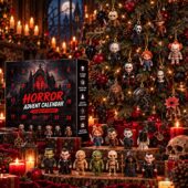 Horror-themed advent calendar with 24 mini collectible figures