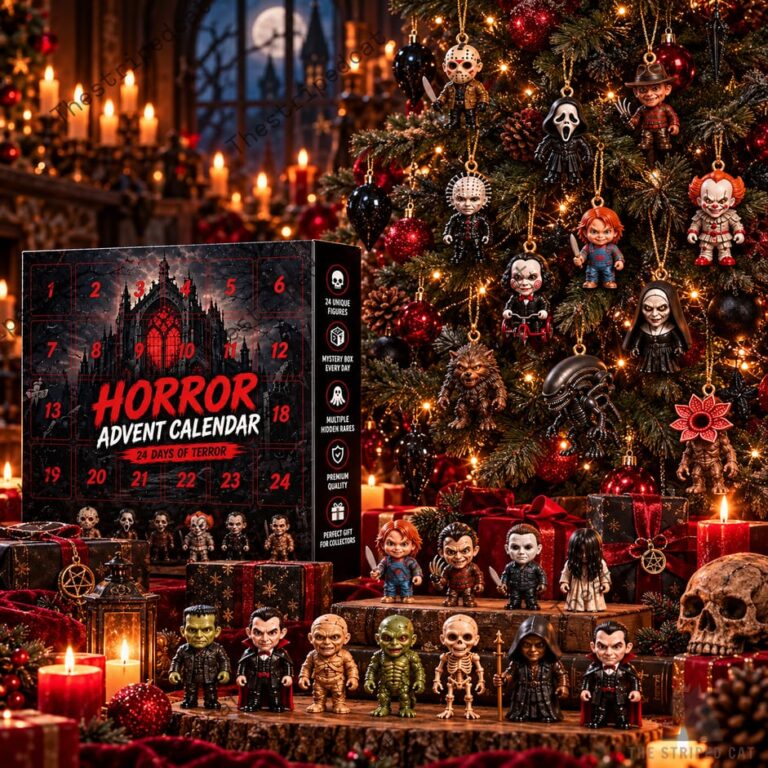 Horror-themed advent calendar with 24 mini collectible figures
