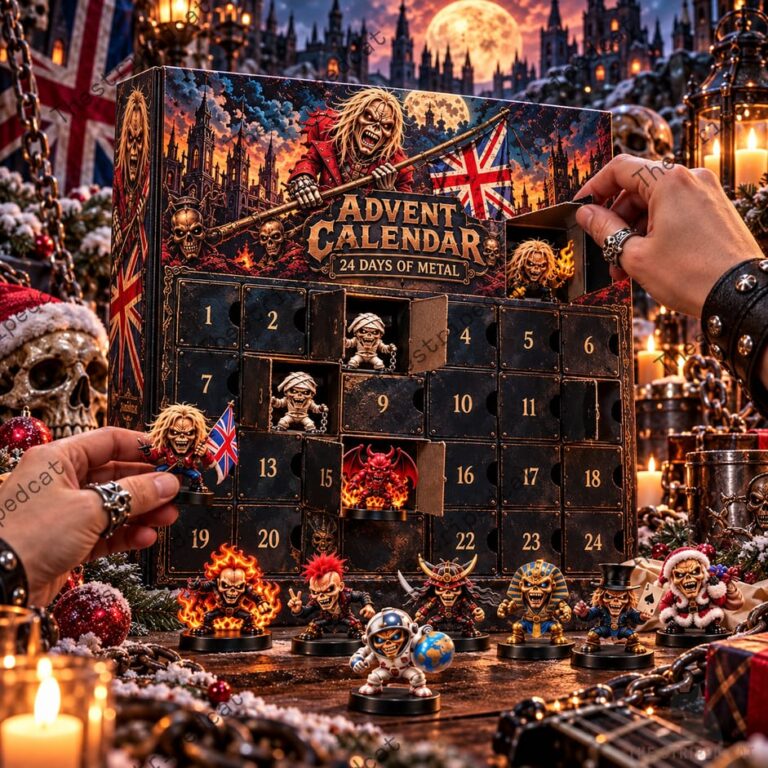 Heavy metal advent calendar with miniature figurines from TheStripedcat