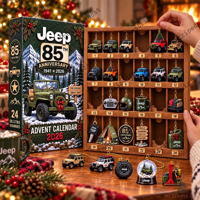 Jeep 85th Anniversary Advent Calendar with collectible ornaments by TheStripedcat