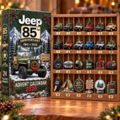Jeep 85th anniversary advent calendar with 24 collectible ornaments