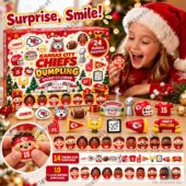 Kansas City Chiefs Squishies 24 Holiday Surprises Advent Calendar