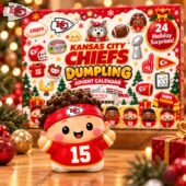 Kansas City Chiefs Dumpling advent calendar by TheStripedcat