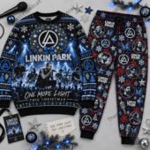 Linkin Park One More Light Christmas Sweater and Jogger Pants Set