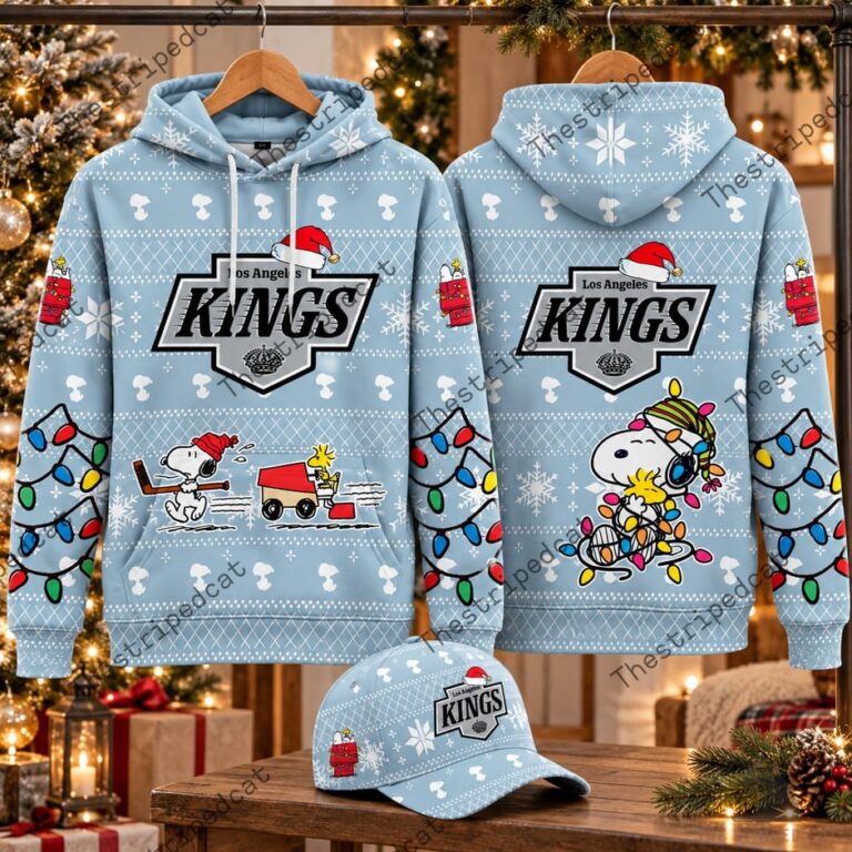 Los Angeles Kings x Peanuts Festive Holiday Hoodie 4