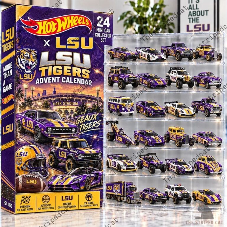 LSU Tigers 24 Mini Car Collector Advent Calendar 2026 2 LSU Tigers 24 Mini Car Collector Advent Calendar 2026 2