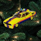 Mad Max MFP March Hare Interceptor 1972 Ford Christmas Ornament