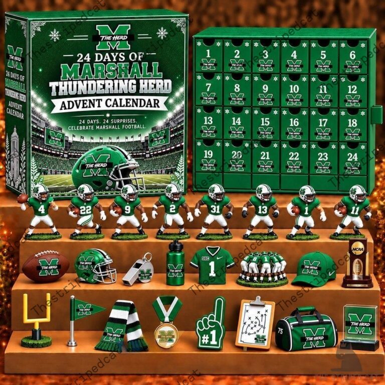 Marshall Thundering Herd 24 Days of Football Advent Calendar from TheStripedcat