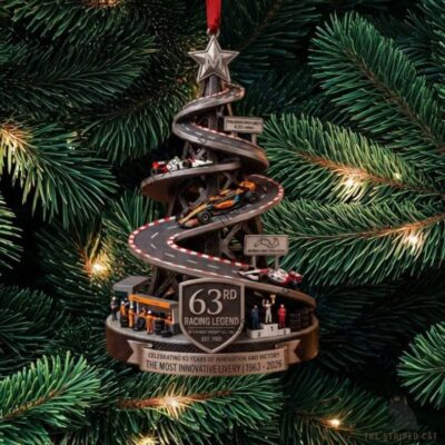 McLaren 63rd Anniversary Racing Legend Christmas Ornament