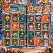 Miami Hurricanes SpongeBob SquarePants Christmas advent calendar toy set