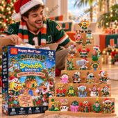Miami Hurricanes SpongeBob SquarePants Christmas advent calendar toy set