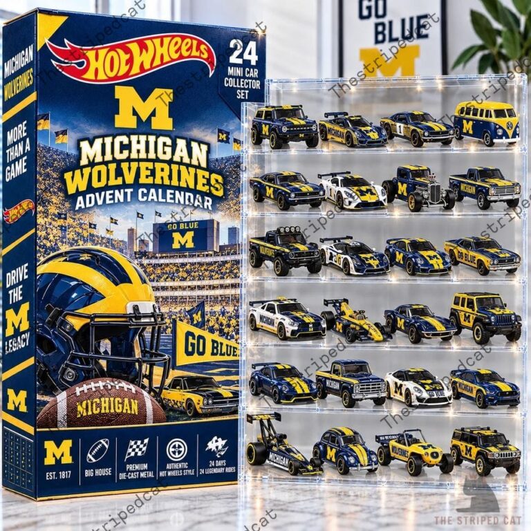 Hot Wheels Michigan Wolverines 24-piece die-cast car advent calendar from TheStripedcat