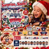 New England Patriots Squishies 24 Holiday Surprises Advent Calendar