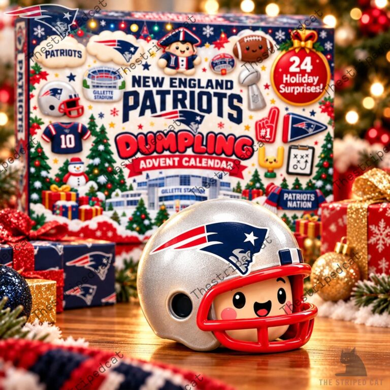 New England Patriots Dumpling Advent Calendar with 24 holiday surprises