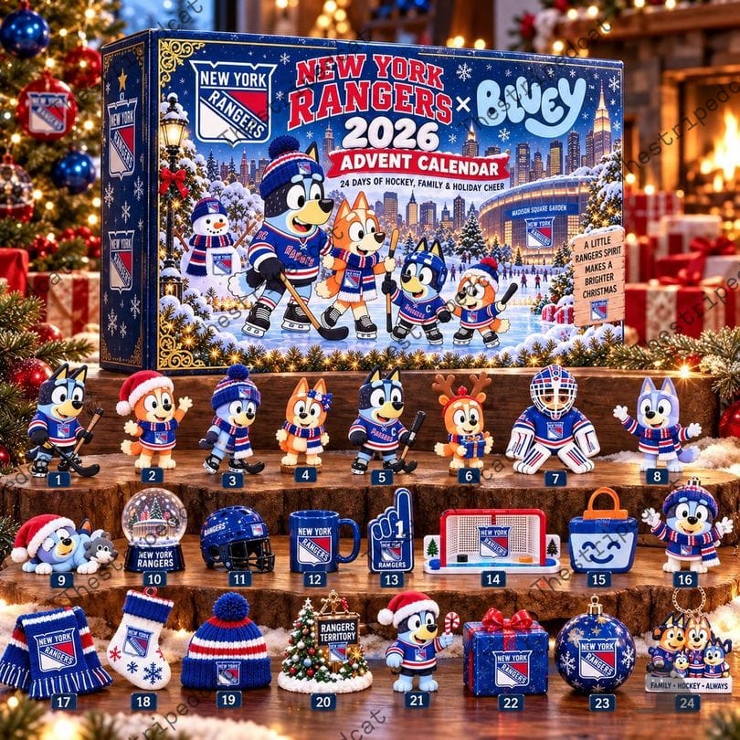 New York Rangers Bluey Advent Calendar 2026 New York Rangers Bluey Advent Calendar 2026
