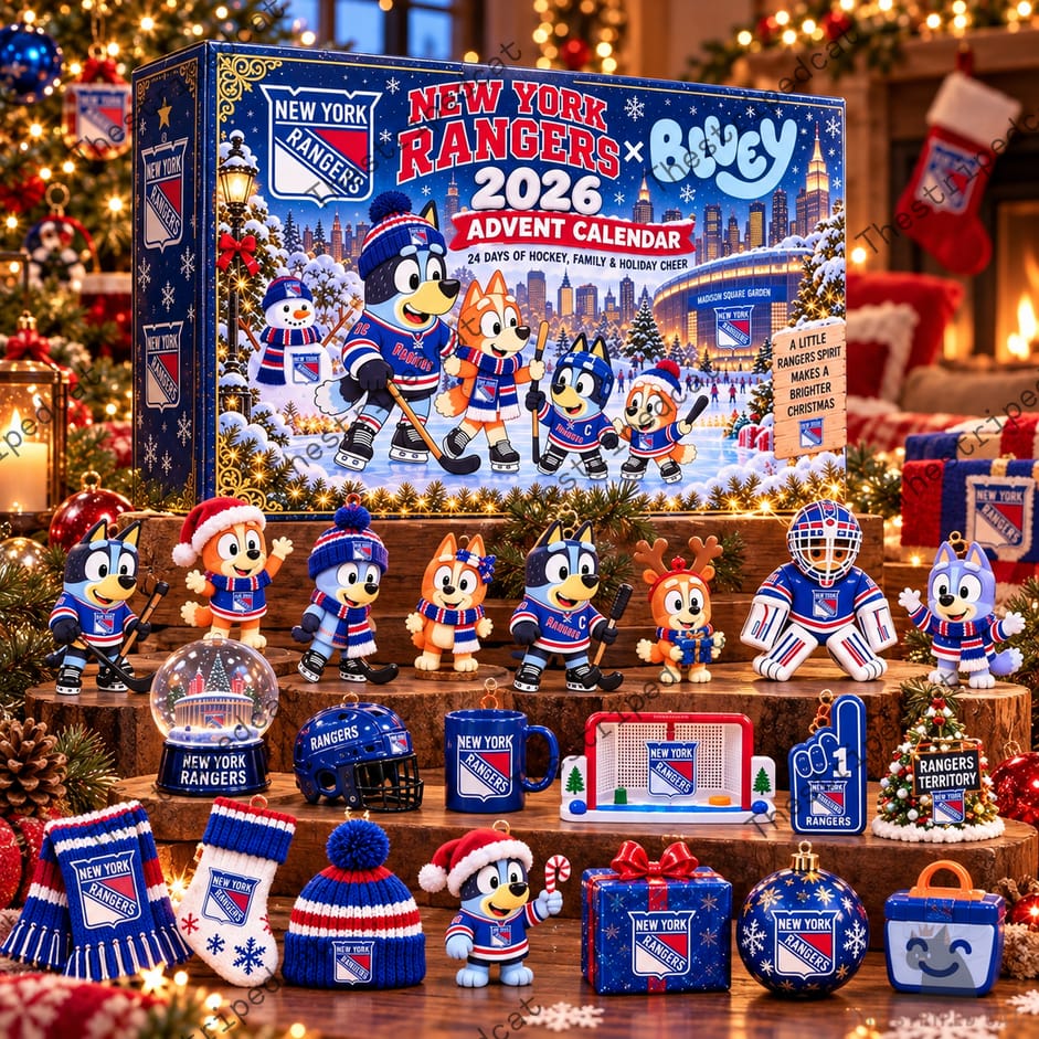 New York Rangers Bluey Advent Calendar 2026 New York Rangers Bluey Advent Calendar 2026