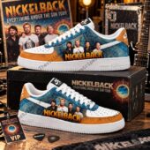 Nickelback Everything Under the Sun Tour 2026 Air Force 1 Sneaker 1 Custom Nickelback Everything Under The Sun Tour sneakers by TheStripedcat