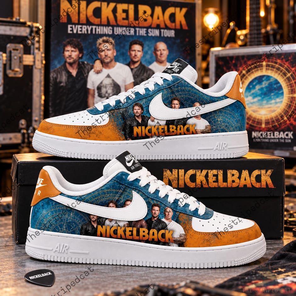 Nickelback Everything Under the Sun Tour 2026 Air Force 1 Sneaker Nickelback Everything Under the Sun Tour 2026 Air Force 1 Sneaker