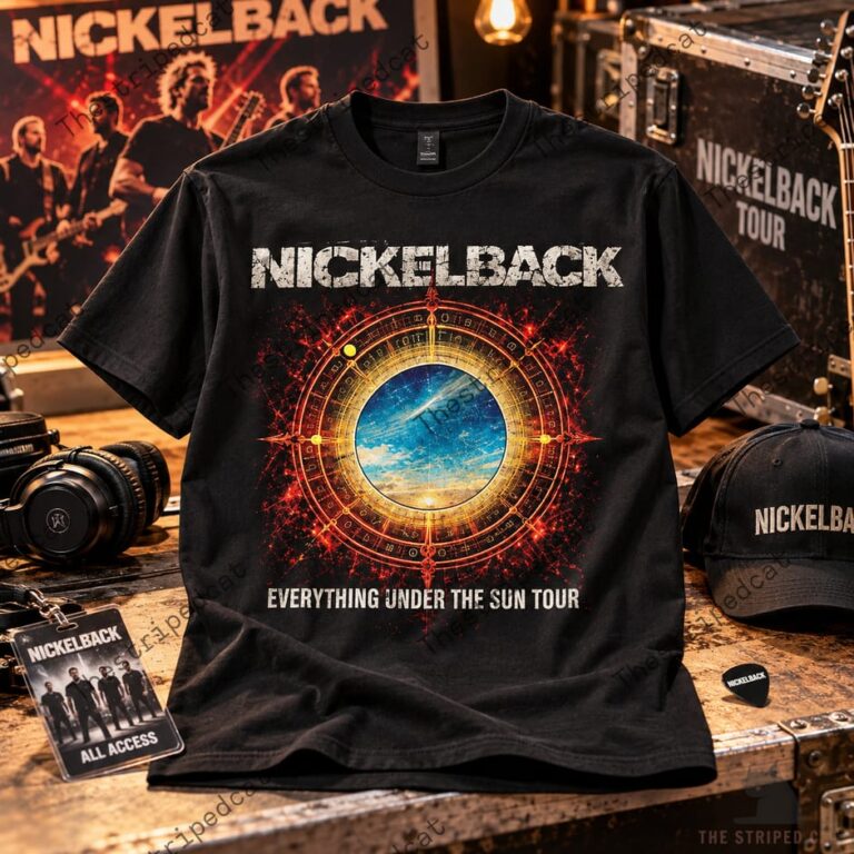 Nickelback Everything Under The Sun Tour graphic t-shirt