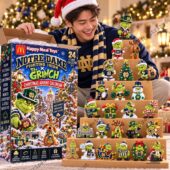Notre Dame Fighting Irish Grinch advent calendar set from TheStripedcat