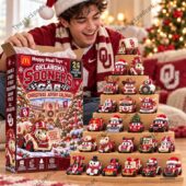 Oklahoma Sooners x Car Christmas Advent Calendar 2 Oklahoma Sooners McDonald's Christmas advent calendar with 24 toy cars from TheStripedcat