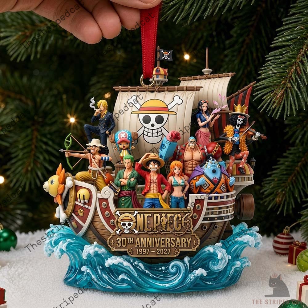 One Piece 30Th Anniversary Christmas 2026 Ornament One Piece 30Th Anniversary Christmas 2026 Ornament