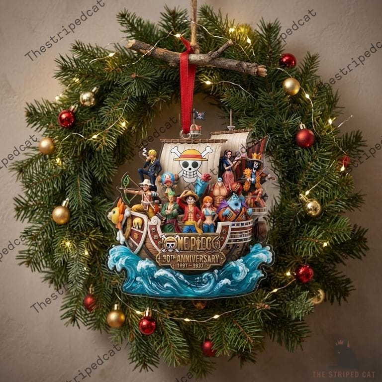 One Piece 30Th Anniversary Christmas 2026 Ornament One Piece 30Th Anniversary Christmas 2026 Ornament