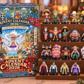 One Piece Anime Advent Calendar 2026 2 One Piece 2026 Advent Calendar featuring 24 mini collectible figures