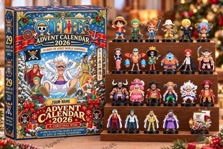 One Piece Anime Advent Calendar 2026 5 One Piece 2026 Advent Calendar featuring 24 mini collectible figures