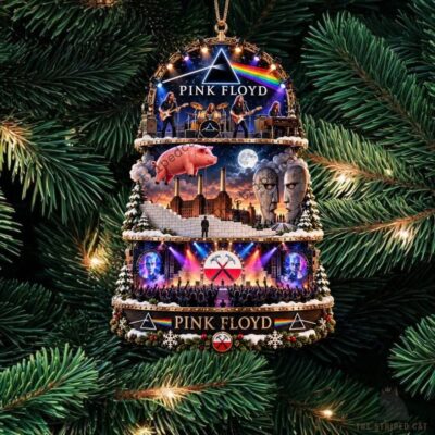 Pink Floyd Rock Band Multi-Tiered Christmas Ornament
