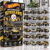 Pittsburgh Steelers Hot Wheels 24-piece die-cast car collector set by TheStripedcat.