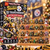 Pittsburgh Steelers Transformers Christmas Advent Calendar 24-piece figure set