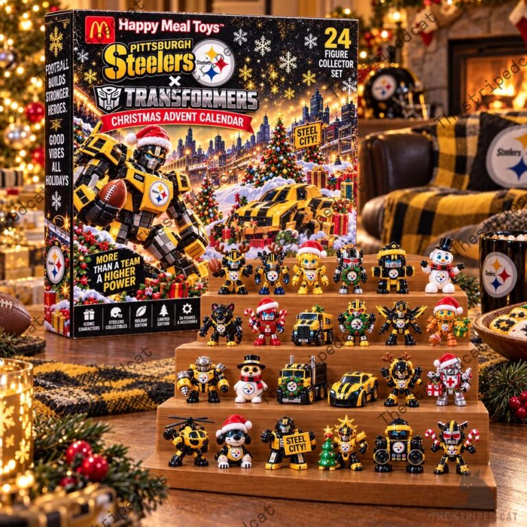 Pittsburgh Steelers x Transformers Christmas Advent Calendar 2026 5 Pittsburgh Steelers Transformers Christmas Advent Calendar with 24 mini figures