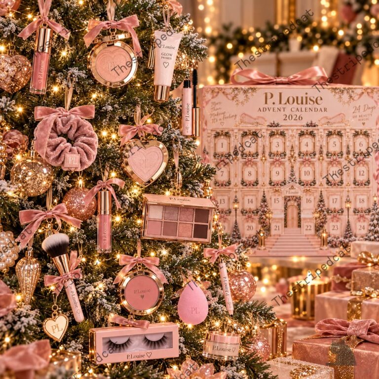 P.Louise Advent Calendar 2026 4 P. Louise 2026 beauty advent calendar with holiday ornaments