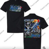 Black t-shirt featuring Chase Dietz National Open winner graphic