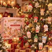 Sonny Angel 2026 Advent Calendar displayed on a Christmas tree from TheStripedcat