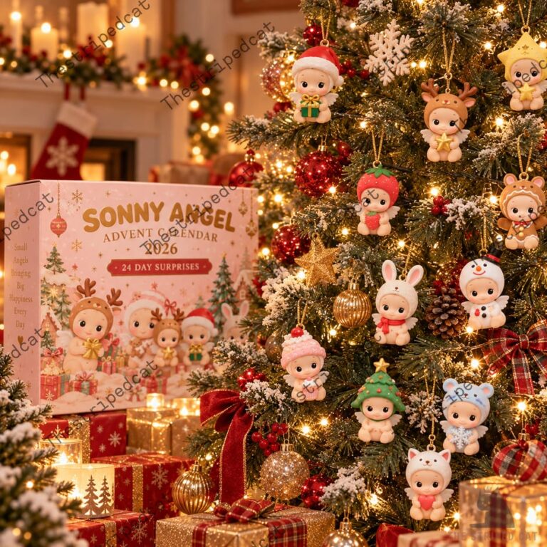 Sonny Angel 2026 Advent Calendar displayed on a Christmas tree from TheStripedcat