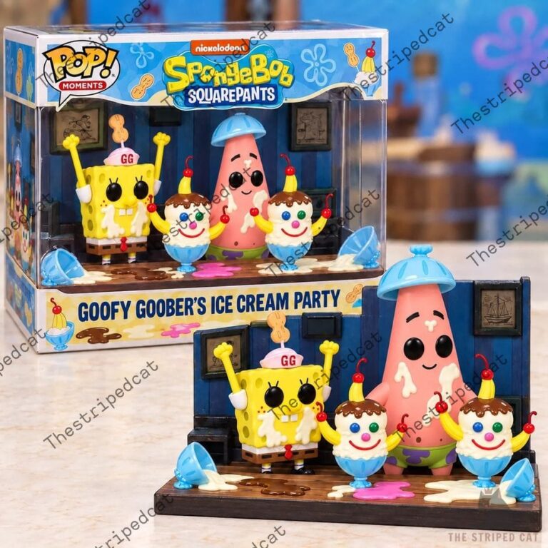 SpongeBob SquarePants Goofy Goober Ice Cream Party collectible display