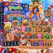 SpongeBob SquarePants and Grateful Dead themed Christmas advent calendar toy set