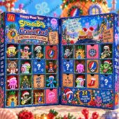 SpongeBob SquarePants and Grateful Dead Christmas advent calendar toy set
