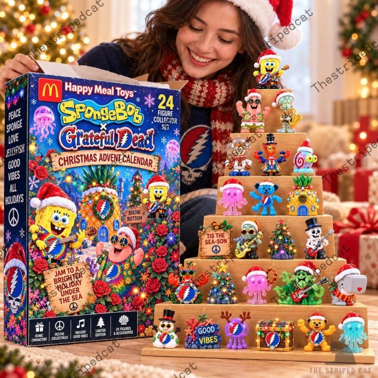 SpongeBob x Grateful Dead Christmas advent calendar collector set by TheStripedcat