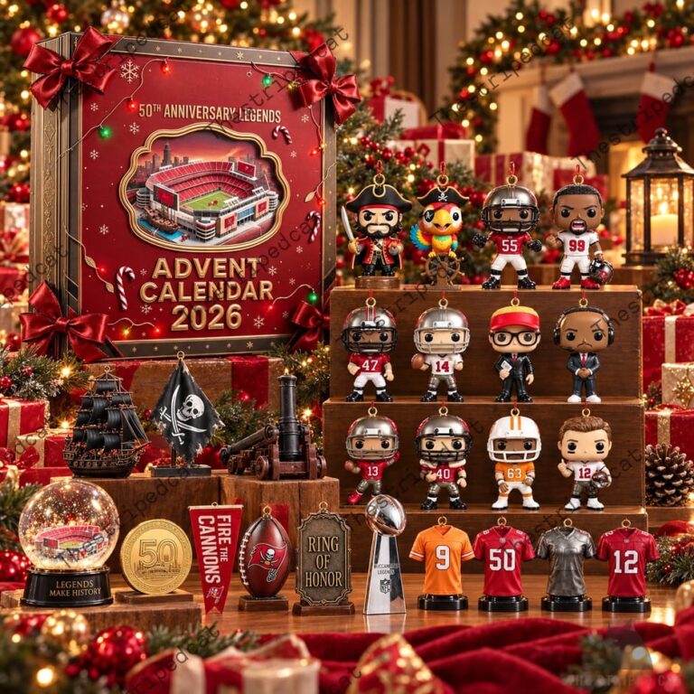 Tampa Bay Buccaneers 50th Anniversary Legends Advent Calendar 2026
