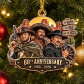 The Good, the Bad and the Ugly 60th Anniversary commemorative hanging ornament