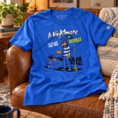 Blue t-shirt featuring Kentucky mascot graphic from TheStripedcat