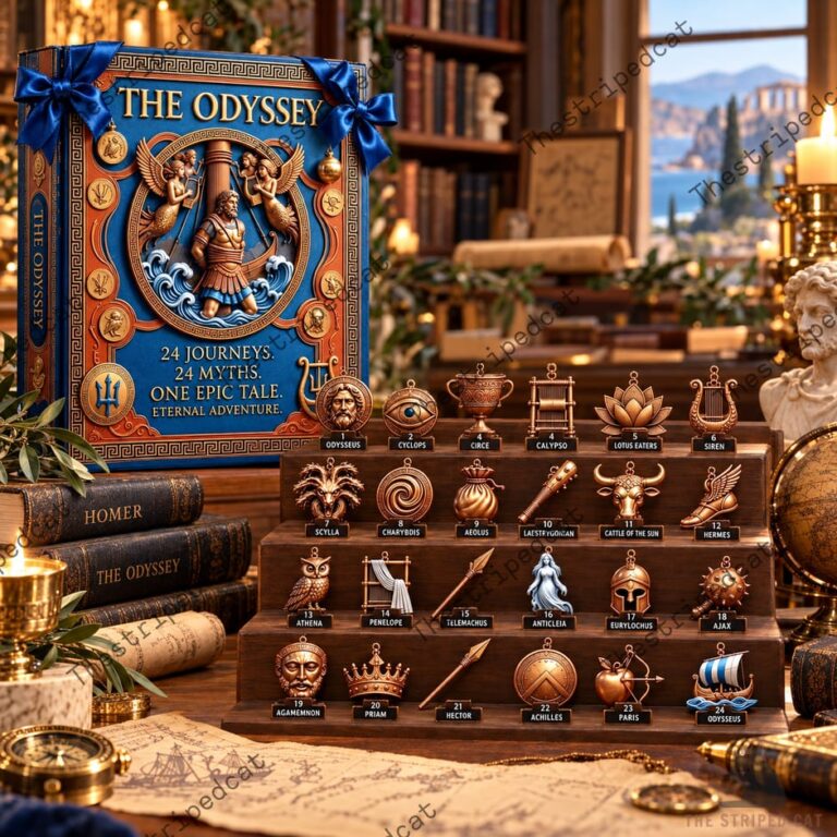 The Odyssey 24-day interactive adventure calendar by TheStripedcat