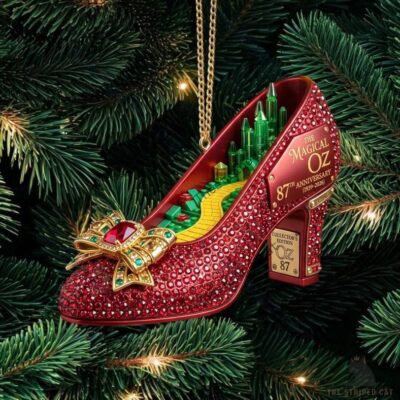 The Wizard Of Oz Ruby Slippers Christmas Ornament