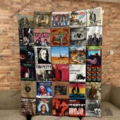Tom Petty Sherpa Blanket A Tribute To Heartland Rock Legends Blanket 3 Tom Petty and the Heartbreakers discography photo quilt from TheStripedcat